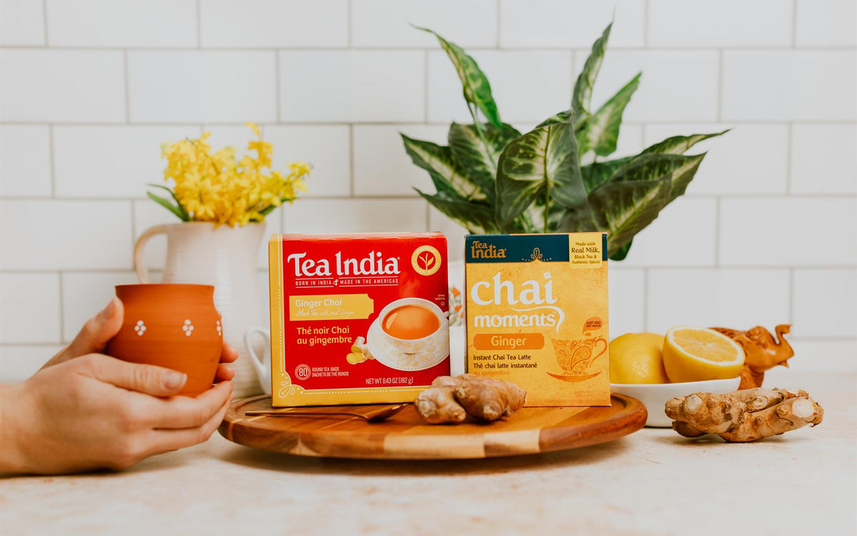 ginger drink, ginger chai