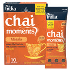 Tea India Chai Moments Masala instant chai tea latte packaging on a white background