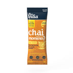 Tea India Chai Moments ginger turmeric instant chai tea latte  individual serving sachet on a white background