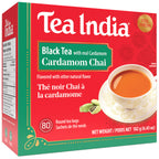 Box of Tea India Black Tea with Cardamom Chai on a white background