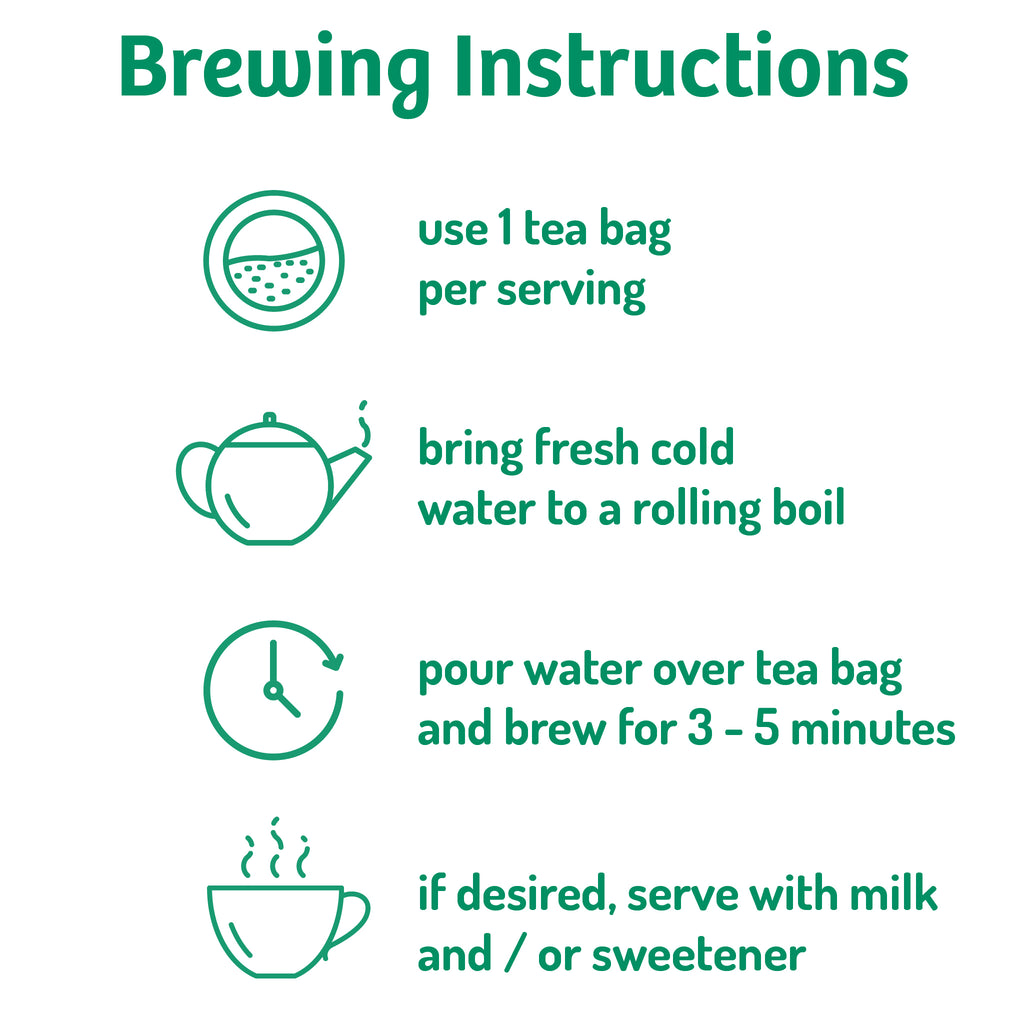 Instructions for making a traditional cup of cardamom chai