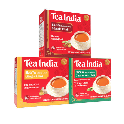 Chai Tea Bags 3 Pack Bundle (80ct Each)