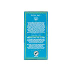 Tea India Coconut Chai box side panel showing Giving Back partnership with Action Village India and Rainforest Alliance certification